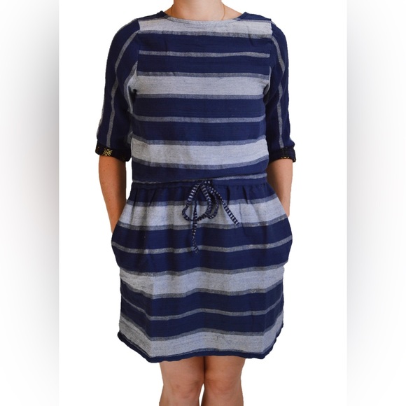 Ace & Jig Lake Dress in Kyoto. Medium. Drawstring waist. Mint! - Picture 1 of 16